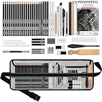 HIFORNY Juego de 60 Lápices de Dibujo y Bocetos, Suministros de