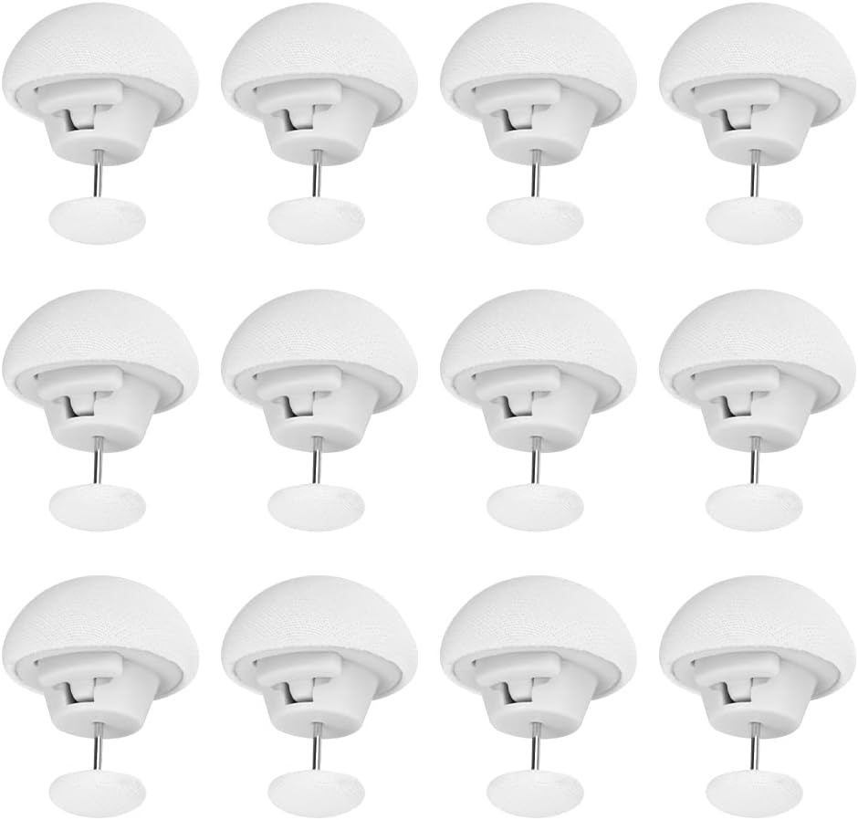 Corsehild 12 PCS Mushroom Duvet Clips NonSlip Duvet Cover Holding Clips Duvet Pins to Keep
