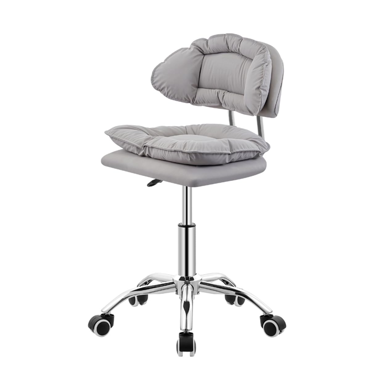 Chaise de bureau pivotante et réglable en maille avec dossier haut pour ordinateur
