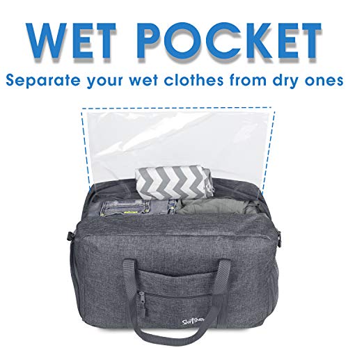 Sports Gym Bag with Wet Pocket