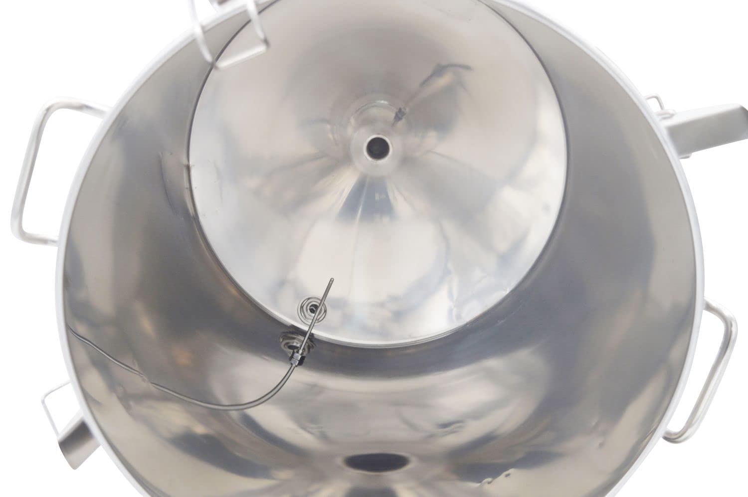 Recipiente de fermentación cónico de acero inoxidable, 30 litros