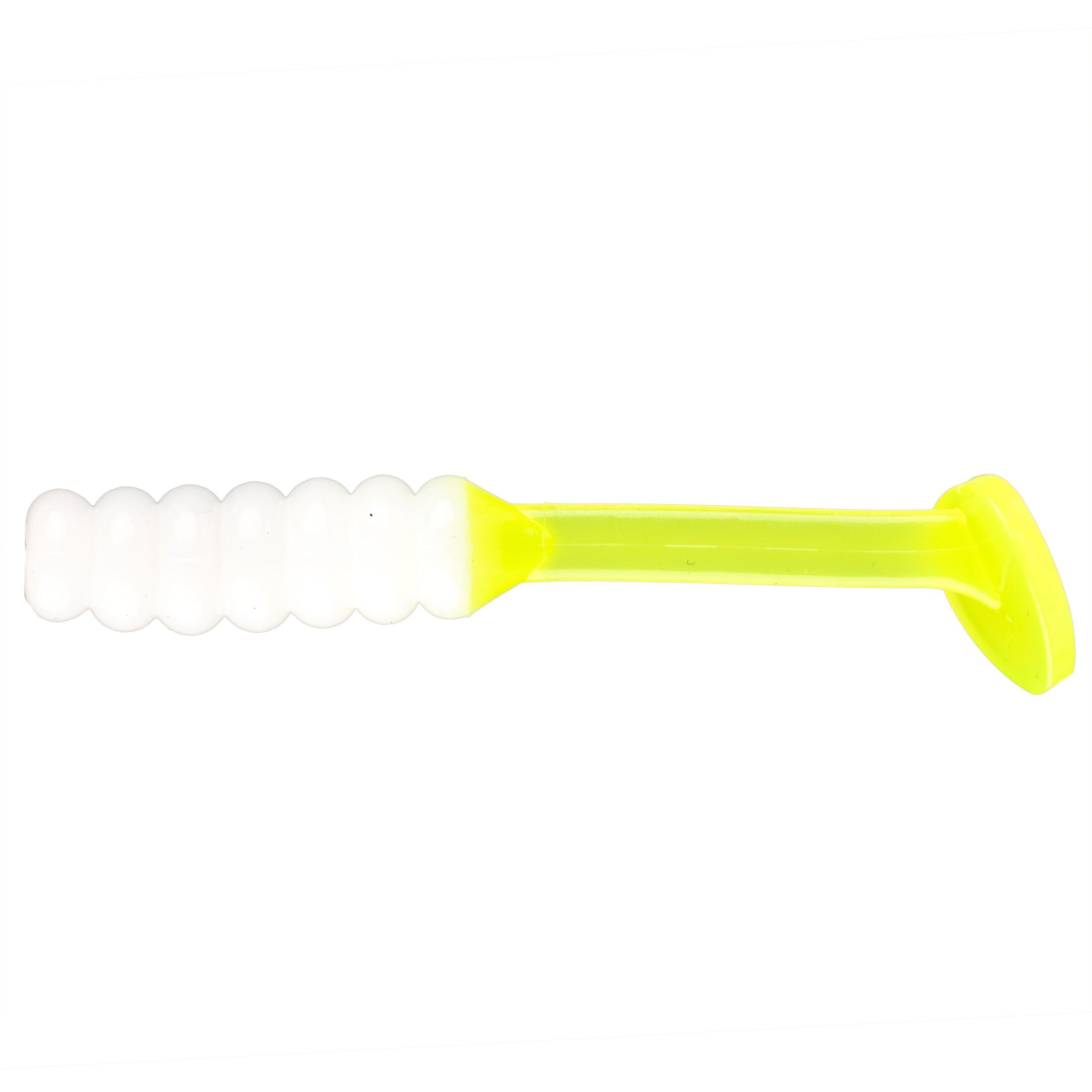 Strike King Mr. Crappie Slabalicious Xl, Soft Plastic Paddle Tail Grub Fishing Lure, Refrigerator White, 2 1/2-Inches, 10-Pack, Mrcslcxl-186 on Fridge.com - View 4