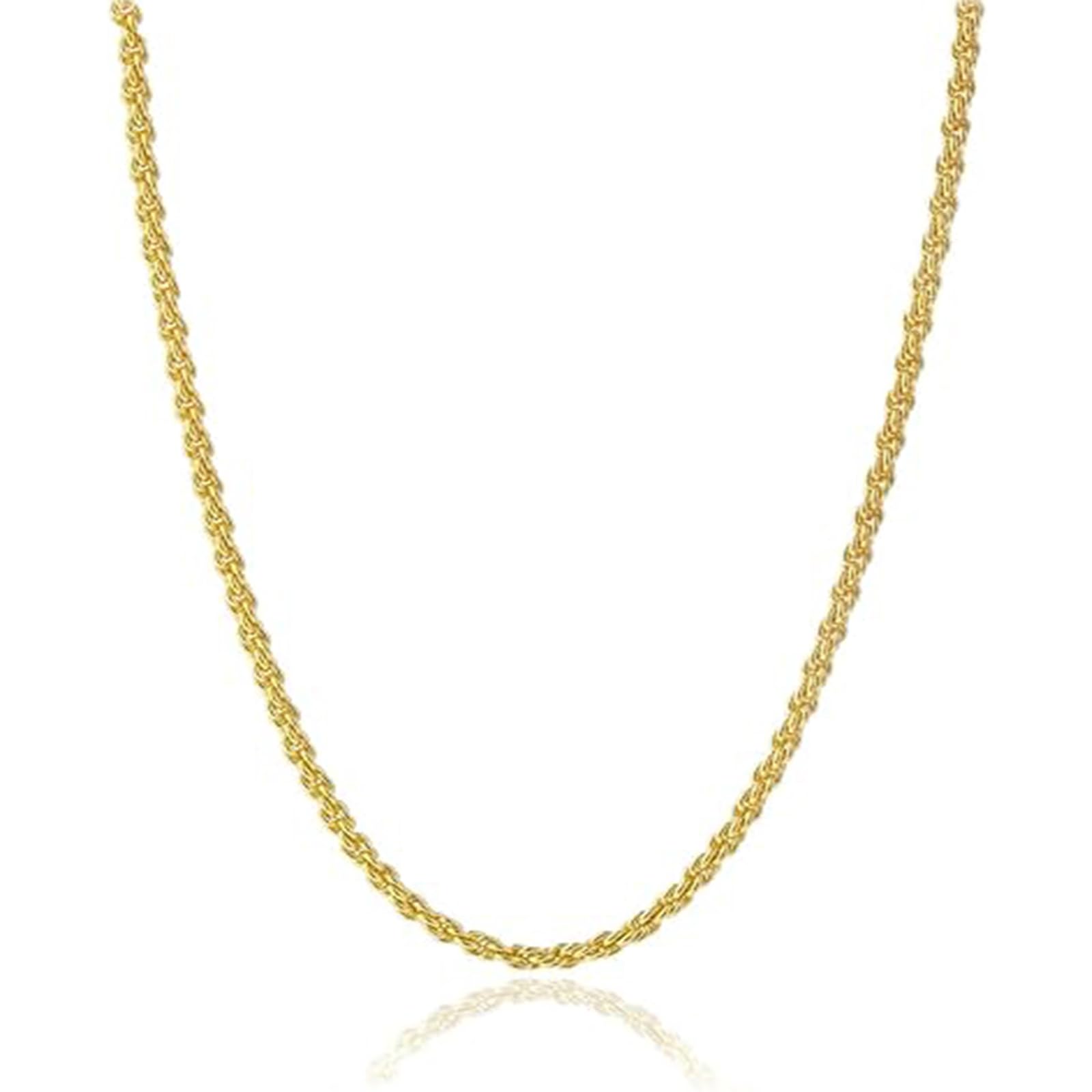 14K Solid Yellow Rope Chain