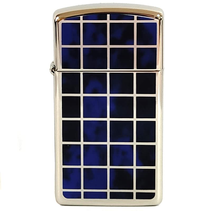 Amazon.co.jp: ZIPPO スリム ジッポ ライター シルバー&ブルー Amazon.co.jp: ZIPPO スリム ジッポ ライター シルバー&ブルー