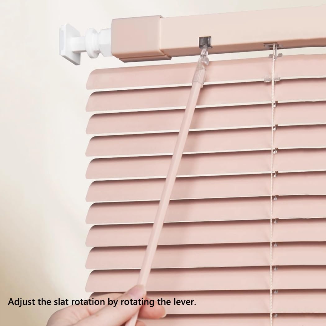 25.0mm Oscurante Tenda Veneziane Da Interno 35cm 50cm 80cm 120cm Veneziana In Alluminio Per Finestre Verandato Soggiorno Bagno(Mauve)