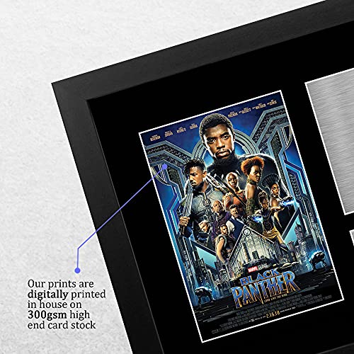 HWC Trading GEVOERDE Zwarte Panter Gift Gesigneerd A4 Gedrukt Handtekening Chadwick Boseman Michael B. Jordan Lupita… - Afbeelding 5