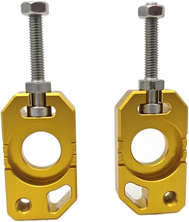 CNC Part Strengthened for E Bike Talaria MX5 Regulation Motorcycle Chain Axle Blocks Accessory(Gold)