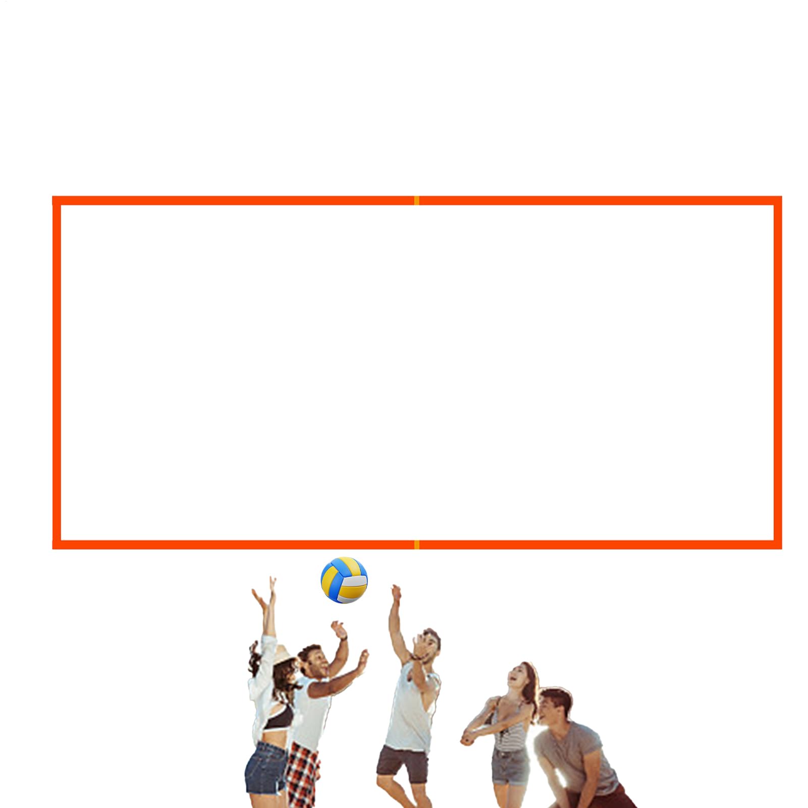 Spielfeldmarkierungsset, Spielfeldausstattung, Wiederverwendbares Outdoor-Spielzubehör & Tennisplatz-Ausrüstung Für Täglichen Gebrauch