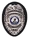 Gould & Goodrich B408 Clip-On Badge Holder Holds Badges 3-1/2 X 2-1/2-Inch (Black)
