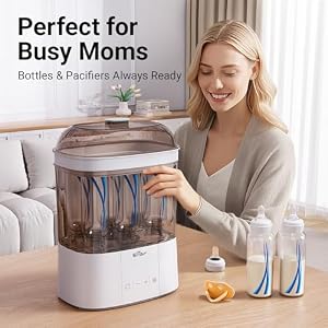 Bear Bottle Sterilizer and Dryer, 2-Layer Electric Steam Sanitizer — photo 2 of 6