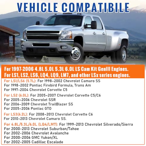 Image of E1840P Sloppy Stage 2 Camshaft Kit with Springs Pushrods Lifters Set Fits for 1997-2013 Chevrolet GMC LS1 LS2 LS6 LQ4 LM7 4.8 5.3 5.7 6.0 6.2 V8 LSx Engine Replaces #PAC-1218 HL2148S 7.400 inch