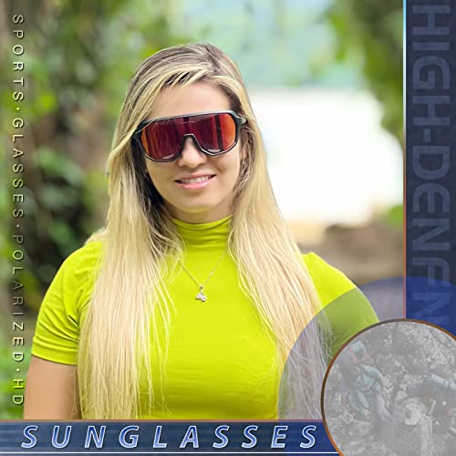 Kapvoe Youth Baseball Sunglasses Men Women Small Polarized Cycling Glasses Sports Mountain Bike Golf Running Mtb Bicycle Riding #TOP1