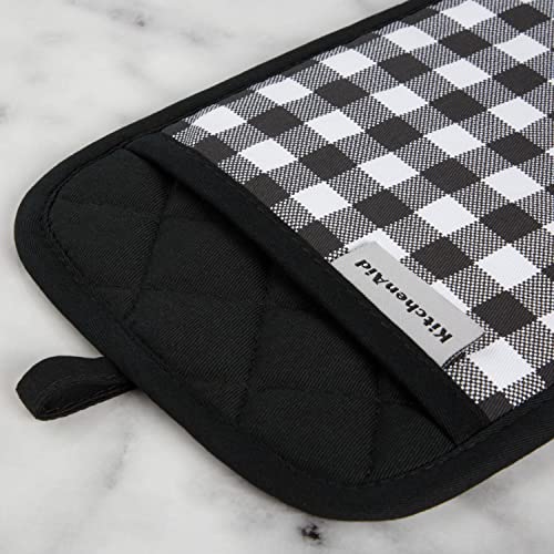 Kitchenaidginghampotholder2packsetonyxblack7x10 Urban Country Home Decor Kitchenaid gingham pot holder 2 pack set onyx black 7×10 urban country home decor