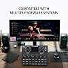 V8 Plus Live Sound Card with Audio Cable USB Cable BT Accompaniment Sound Effects Universal for Phone Computer