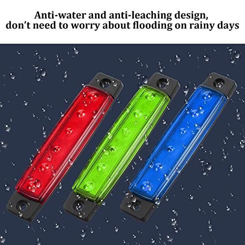 8 Pieces Marine Boat Lights 12V Led Interior Lights For Boat Deck Waterproof Boat Navigation Lights For Boat Lights Bow And Stern, Kayak Lights (Red, Blue, Green, White) #TOP4