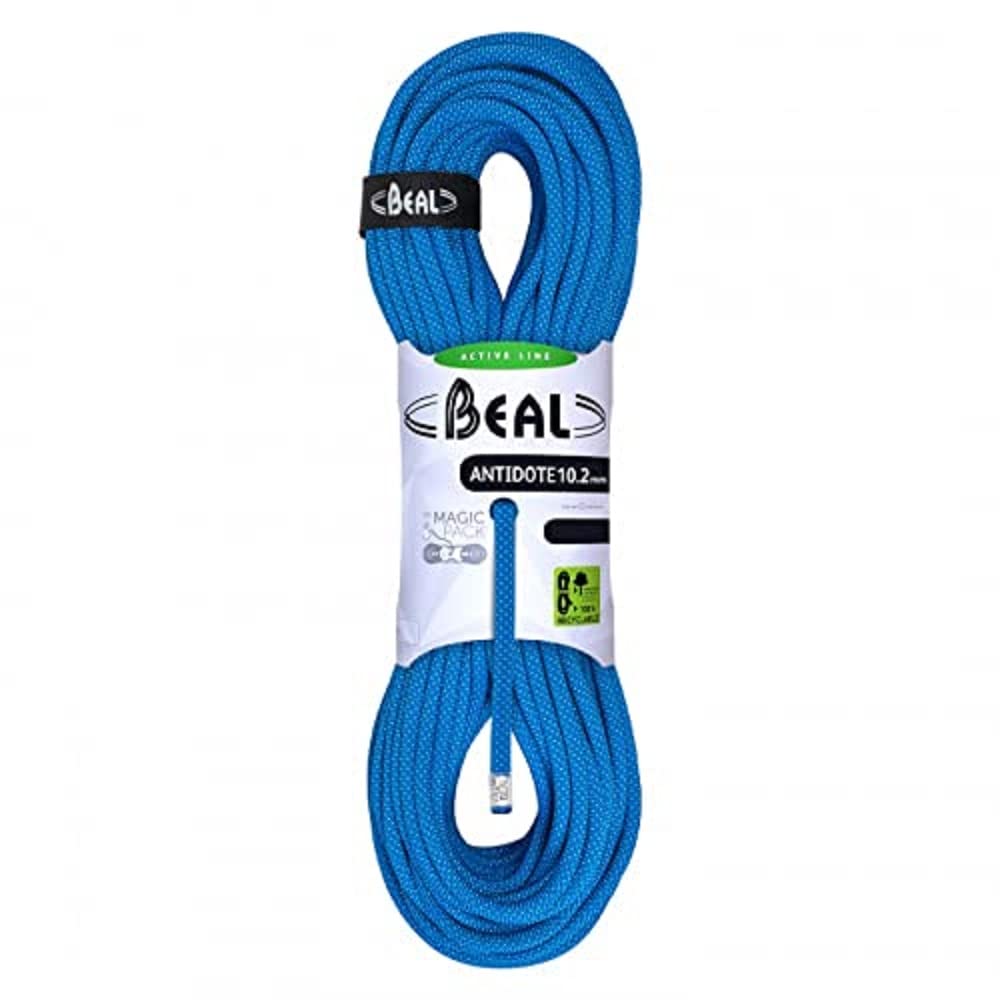 Beal Antidote 10,2 mm 50 m niebieska lina wspinaczkowa, rozmiar 50 m - kolor Solid Blue