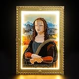 LocoLee LED Light Kit Compatible with Lego Mona Lisa 31213, Creative Lighting Set Accessories Compatible with Lego 31213 Mona Lisa, No Models Only Light