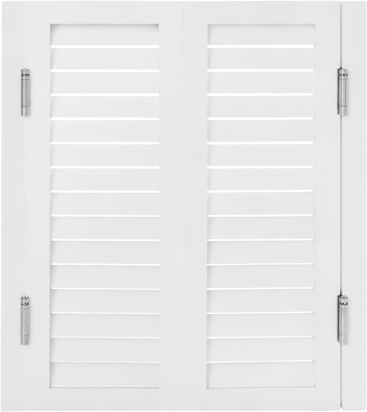 Swinging Doors, 33.46x35.4in Solid Wood Cafe Swinging Door Porch Entrance Swinging Door 180° Opening Angle for Home Cafes Restaurants Bars Cash Registers, Blue