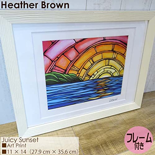 Amazon.co.jp: Heather Brown Art Japan ヘザーブラウン Juicy Sunset  