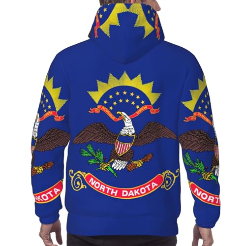 Sweat à capuche homme EdWal polyester pull sport imprimé usa