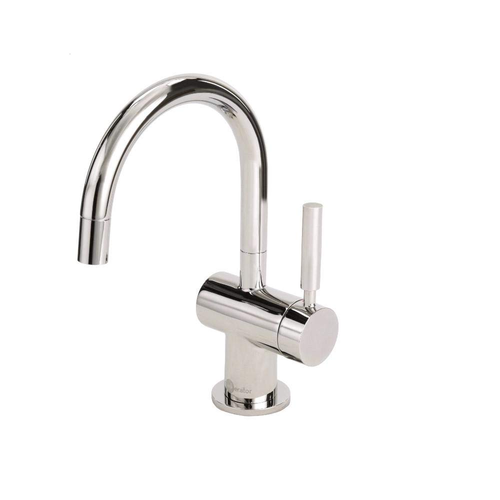 InSinkErator F-H3300PN Indulge Modern Hot Water Dispenser Faucet, Polished Nickel