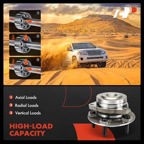A-Premium Wheel Bearing and Hub Assembly with 5-Lug Compatible with Chevrolet Malibu 2016-2022 & Buick Lacrosse 2017-2019, Regal Sportback 2018-2020, Envision 2018 & Cadillac CT4 2020-2022 by A-Premium - Used condition - Image 5