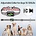Orcleab Dog Training Collar, Dog Shock Collar with Remote Control, 4 Training Modes Vibration, Beep, Shock, IP67 Waterproof Keypad Lock Rechargeable E-Collar for All Breed