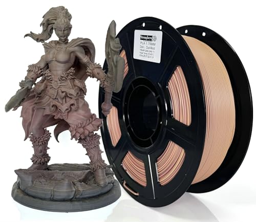 PLA 3D Printer Wood Filament,Matt Surface,Easy Printing,Low Warping,Diameter 1.75mm Net Weight 1kg(2.2lbs)