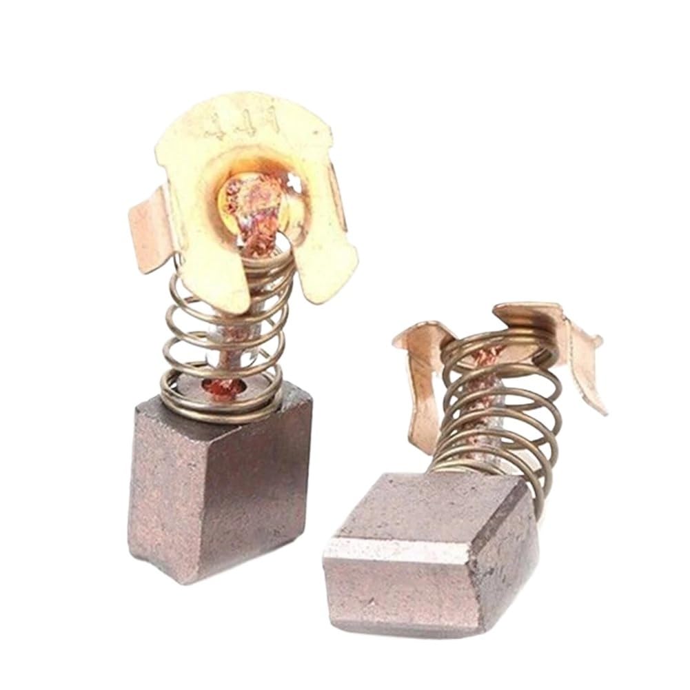 Szczotki węglowe z włókna węglowego 2 szt./zestaw 7 x 10,8 x 11 mm do CB-441 CB-432 szare metalowe szczotki zamienne
