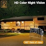 7'' HD1080P Wired Backup Camera System with Touch Screen Monitor, 2 Wired Rear View Cameras, Colorful Night Vision& IP68 Rated &10G Vibration, Backup Camera for Trucks/RVs/Trailers/Skid Steer - Image 4