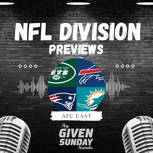 NFL AFC East Division Preview Podcast Por  arte de portada