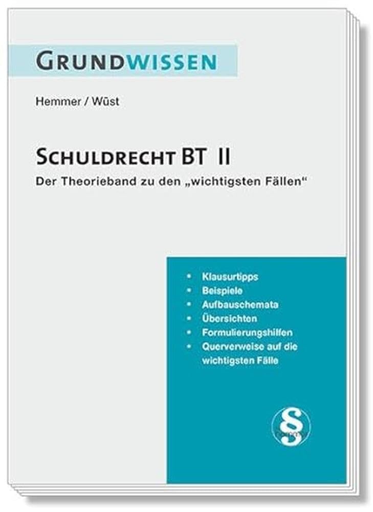 Grundwissen Schuldrecht BT II: Der Theorieband zu den wichtigsten Fällen