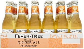 Fever-Tree Refreshingly Light Premium Ginger Ale 24 x 200ml | Case of 24