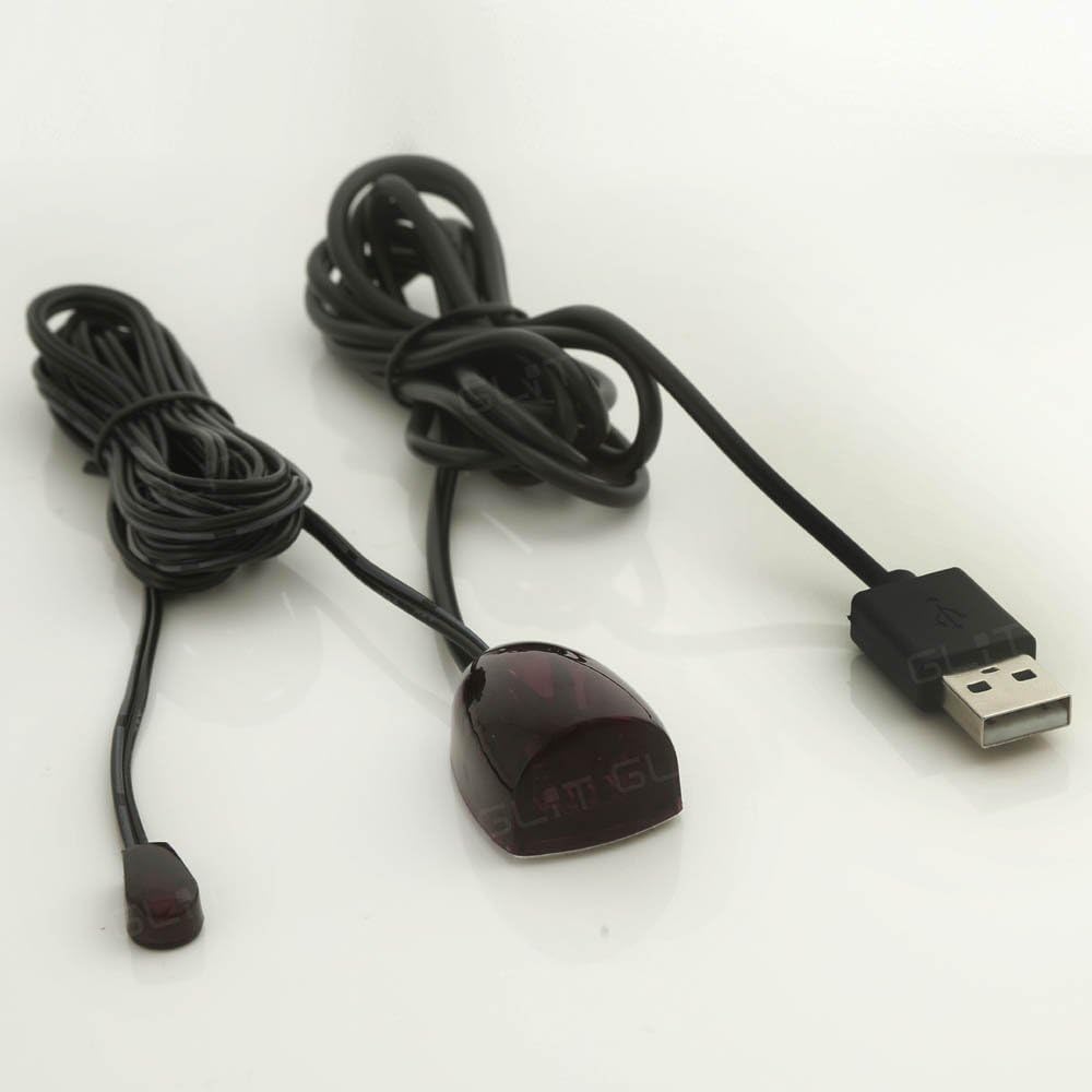 GLiT IR Infrared Remote Control Extender 1 Receiver 1 Emitter Repeater System GD-IR101