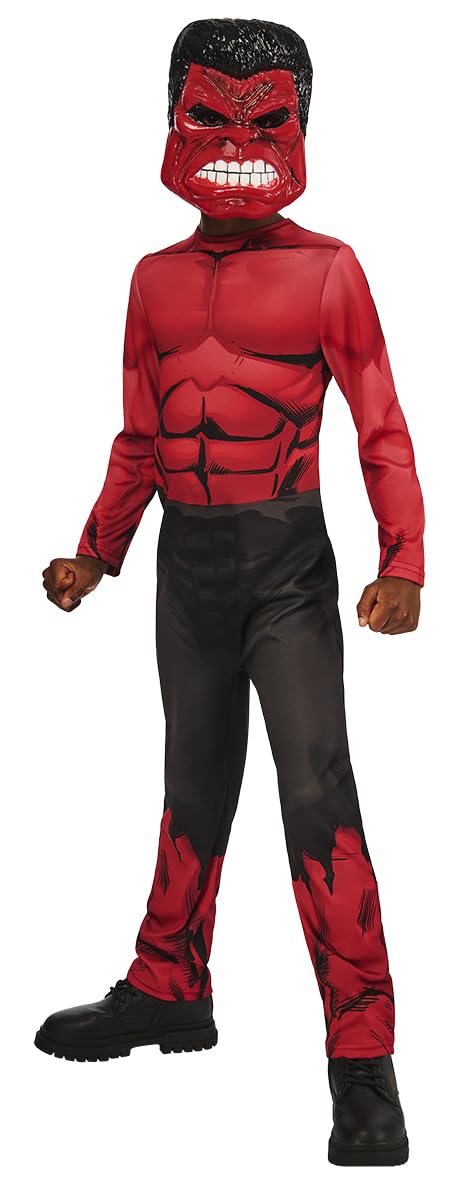 Rubie's Fantazyjna sukienka dla dzieci Chłopcy Red Hulk Classic Child