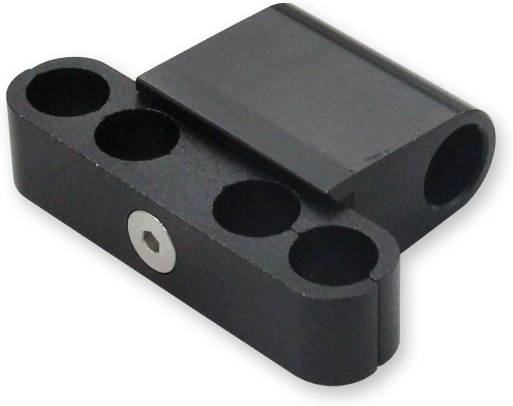 42502 Spark Plug Wire Divider Kit Spark Plug Wire Divider Aluminum Kit Plug Wire Divider Looms Ignition Wire Separators Holders 7-8mm Engine Spark Plug Wire Separator Divider (Black)