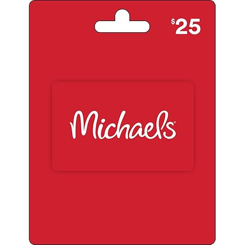 Michaels Physical Gift Card - $25