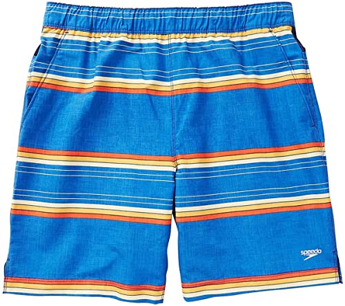 Speedo Men's UPF 50+ Tech Volley Swim Trunks with Comfort Liner (as1, Alpha, s, Regular, Regular, Speedo Blue, Small(30/32))3