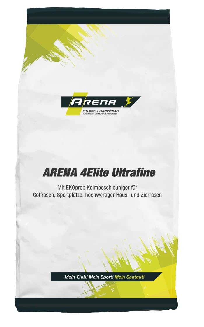 ARENA Rasensamen 4Elite Ultrafine Lowcut 10kg | tiefschnittverträgliches, feines Saatgut in zertifizierter Top-Qualität | für perfekten Rasen