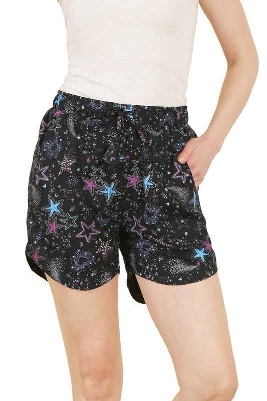 youngblok Women's Regular Shorts | Ultra-Soft Fabric | Elastic Waistband for Comfort | Trendy Design for Casual, Lounge, and Everyday Wear-picture-19