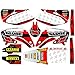 Pegatina Gráfico del Equipo Gráficos Fondos Vinilantes Pegatinas para Honda CR 250 CR 125 CR125 CR250 2002 2003 2004 2005 2006 2007 (Color : 5)