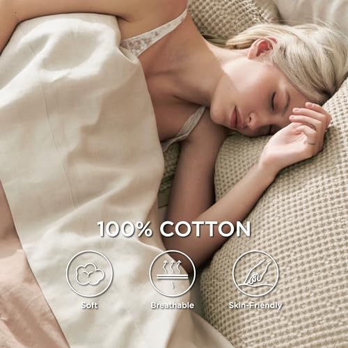 Bedsure US000244EQU Waffle Weave Pillow Shams Covers thumb #3