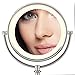 Conair Reflections 3-Way Touch Control Lighted Makeup Mirror, 1x/8x magnification, Satin Nickel
