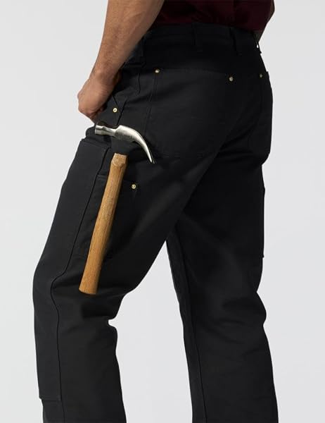 Carhartt Mens B01 Loose Straight Firm Duck Double-Front DungareeWork Utility Pants - 3