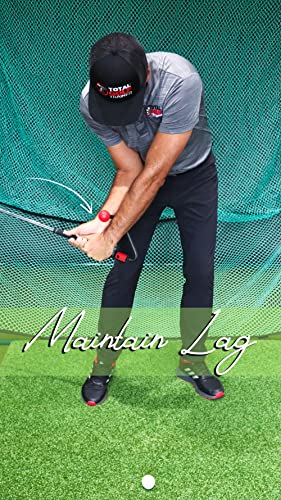 Total Golf Trainer V2 Training Aid - Reinforces Short Game & Full Swing Takeaway, Club Path, Club Face, Lag, Impact, Release - Flexible Training Rods For Custom Settings That Can Shape Into Other Aids #TOP5