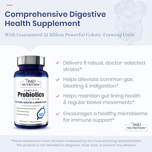 image for 1MD Nutrition 1MD Complete Probiotics Platinum | Supports Digestive He