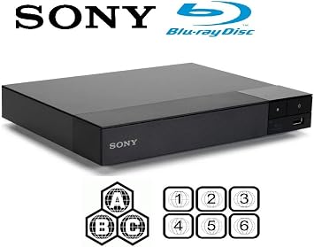 Region Free Blu-Ray Player Compatible with Sony BDP-S1700U Multi Region Code Free | Blu-Ray Regions A, B, C | DVD Regions 0-8 with Dynastar 6FT HDMI Bundle