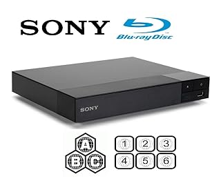 Region Free Blu-ray Player Compatible with Sony BDP-S1700 Multi Region Code Free | Blu-ray Regions A, B, C | DVD Regions 0-8 with Dynastar 6FT HDMI Bundle