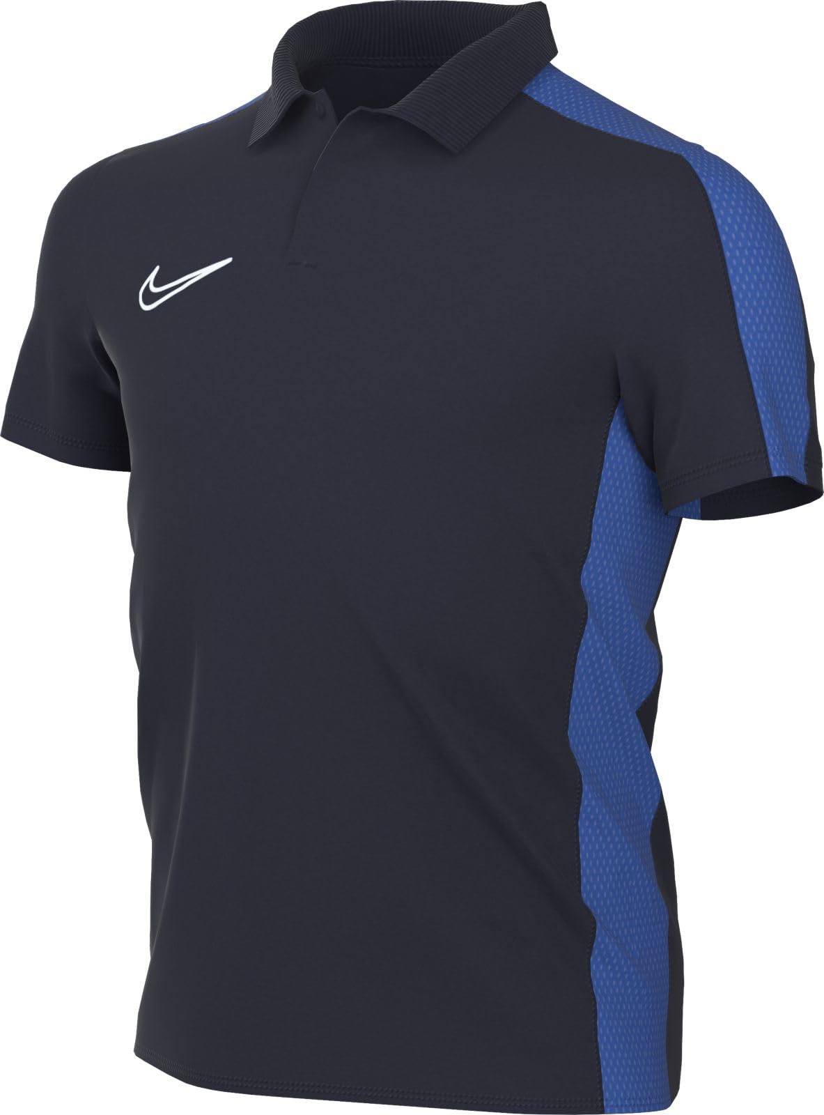 NIKE DR1350-451 Y NK DF ACD23 Polo SS Polo Shirt Unisex Obsidian/Royal Blue/White Size L