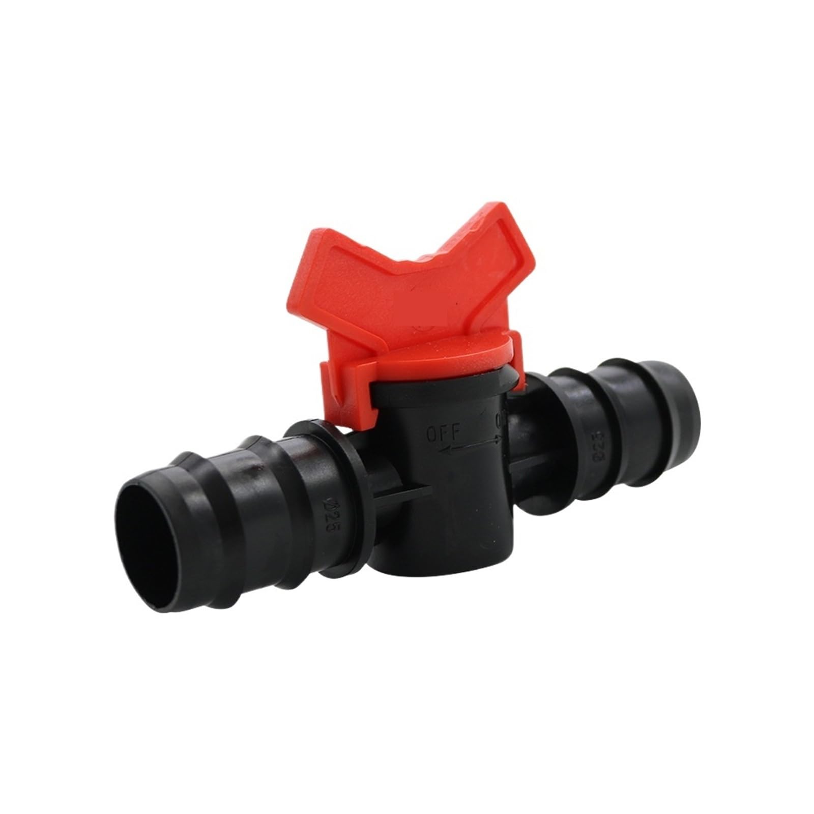 Raccord tuyau d'arrosage 25 mm avec vanne de régulation pour goutte à goutte x5